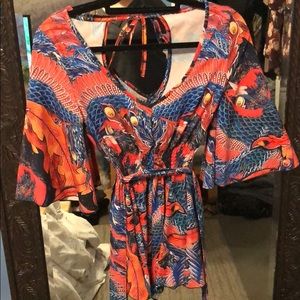Phoenix Arising Kimono Playsuit